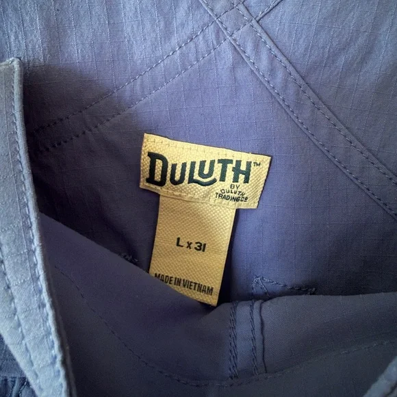 Duluth Trading Co Periwinkle Blue Women's Garden Overalls - large - Picture 5 of 7